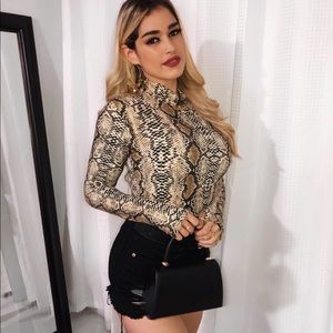 Snakeskin bodysuit 🐍